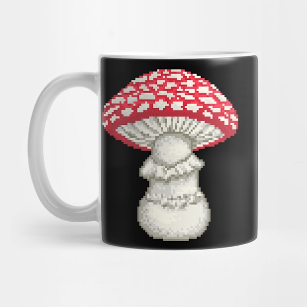 Pixel Fly Agaric by Rivkah